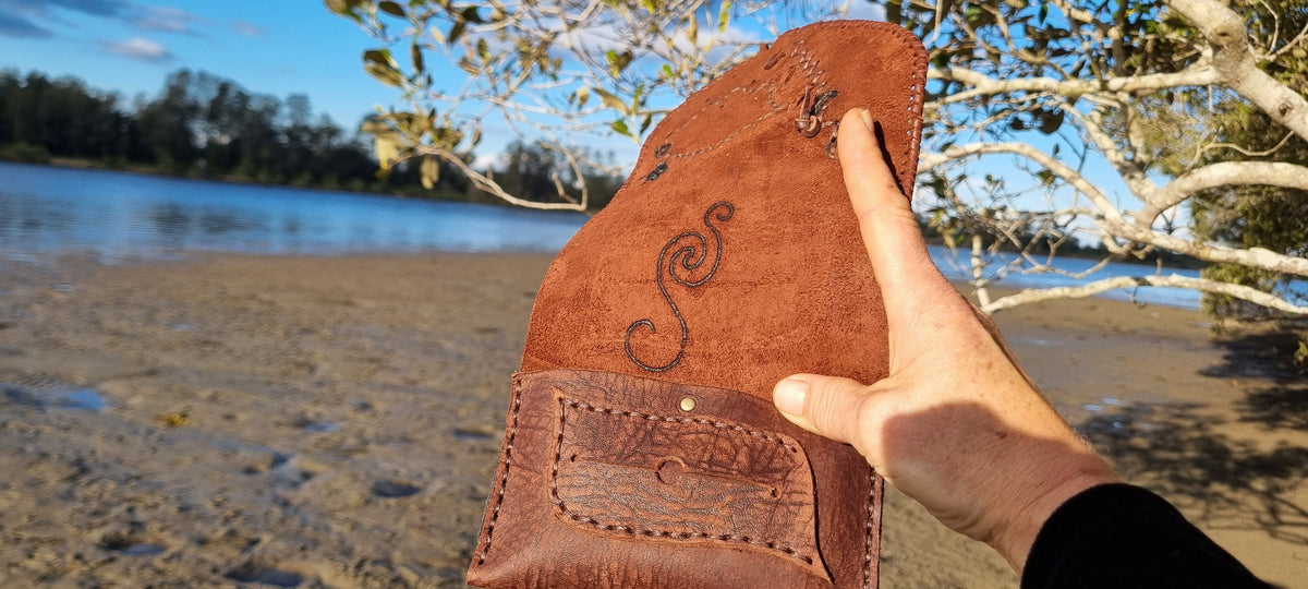 Dragon Eye & Fish Skin Tobacco Pouch