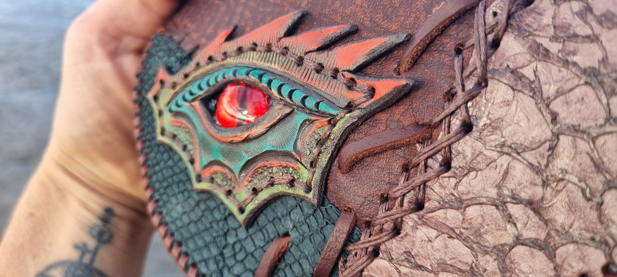 Dragon Eye & Fish Skin Tobacco Pouch