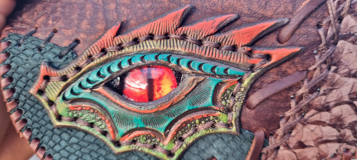 Dragon Eye & Fish Skin Tobacco Pouch