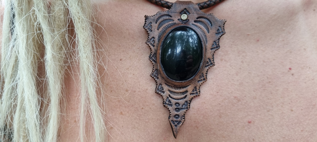 Black Obsidian Necklace