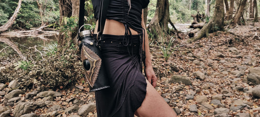 Black Obsidian Water Bottle Holder