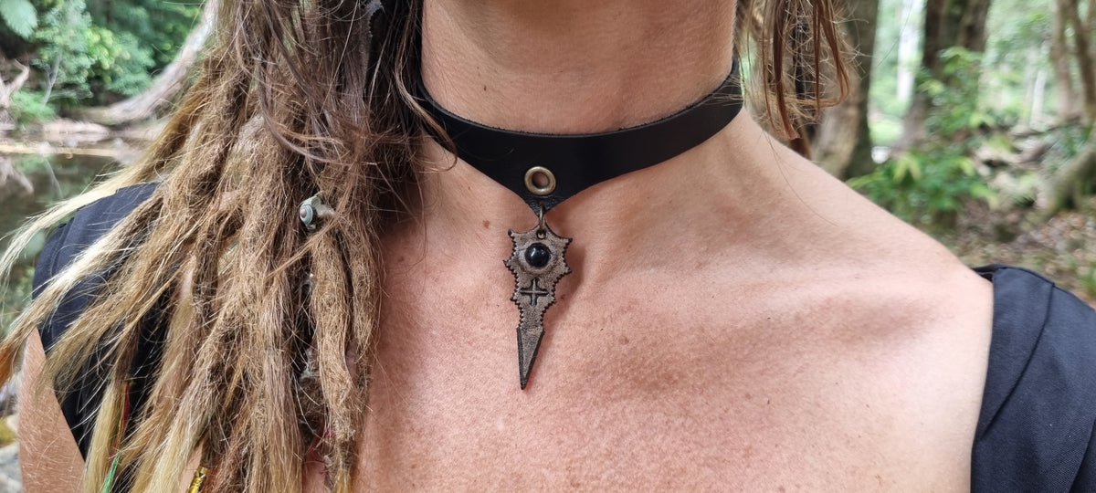 Black Obsidian Choker