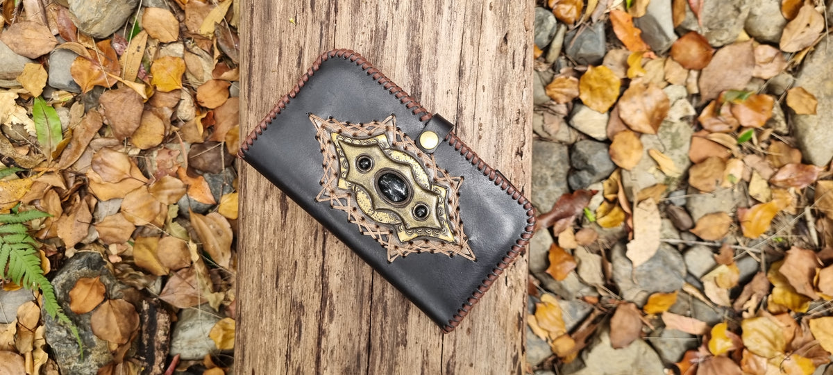 Black Obsidian Phone Case Wallet
