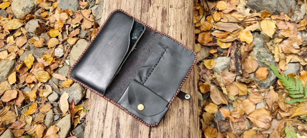 Black Obsidian Phone Case Wallet