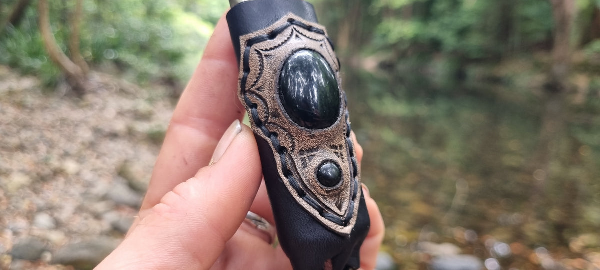 Black Obsidian Lighter Case