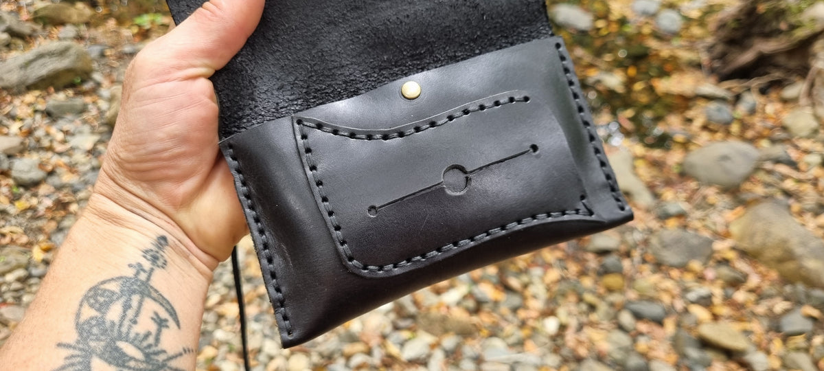 Black Obsidian Tobacco Pouch