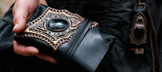 Black Obsidian Tobacco Pouch