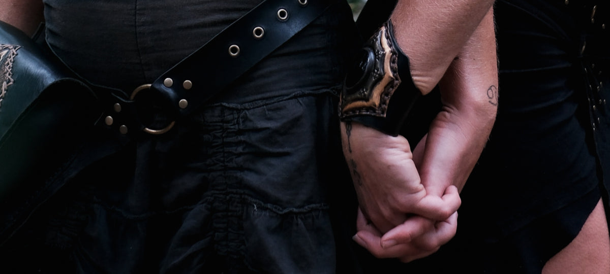 Black Obsidian Cuff Bracelet