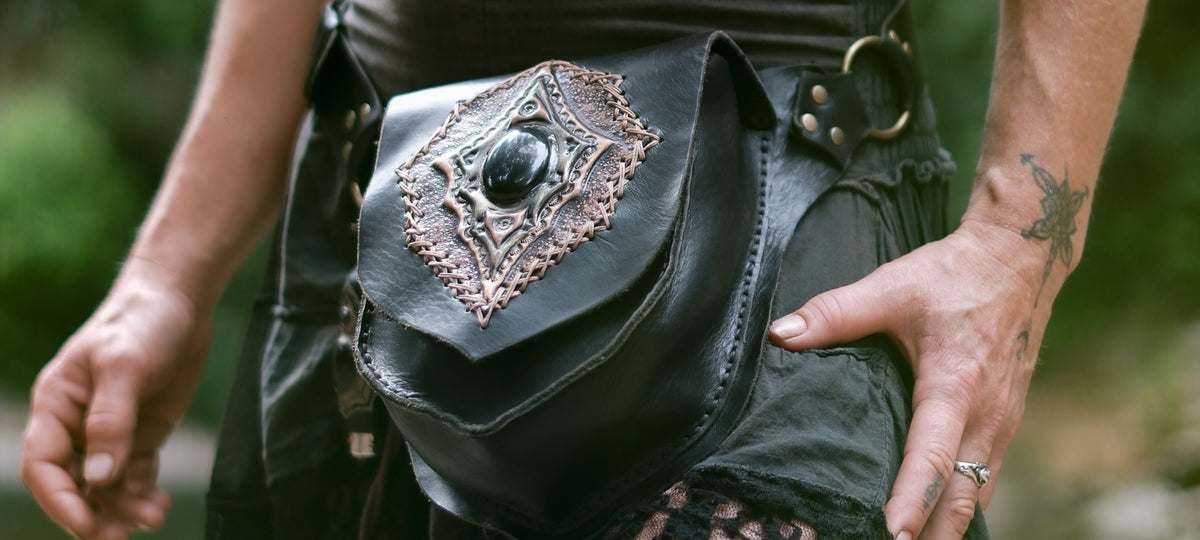 Black Obsidian Bum Bag